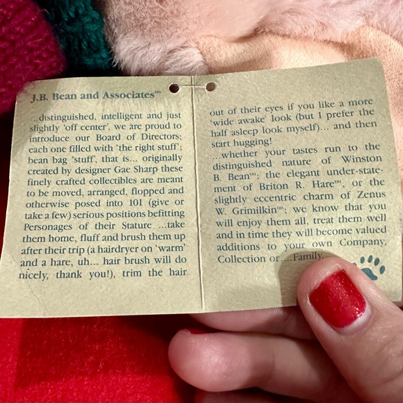 J.B. Bean series pig in Christmas sweater NWT great condition - Picture 3 of 10